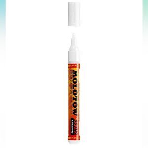 Molotow One4All Acrylic Pump Marker in Signal White. 4 mm Tip. 6-Pack. NIB!